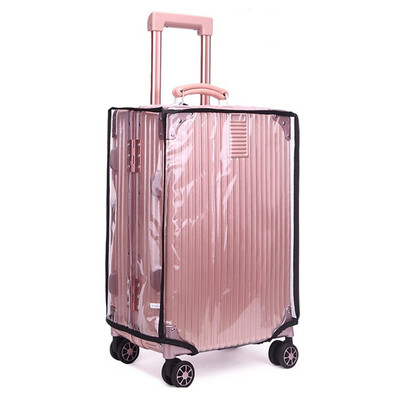 Husă transparentă pentru bagaje, rezistentă la praf, PVC, protectie la apă, huse pentru valiza Huse pentru depozitarea bagajelor, accesorii de călătorie la modă