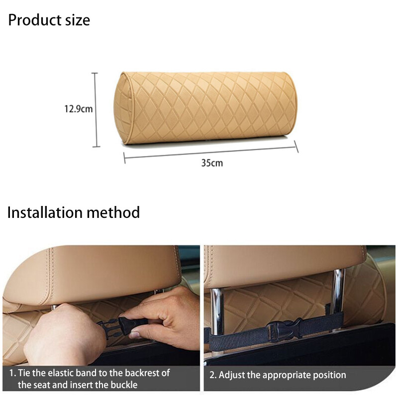 Automašīnas sēdekļa galvas balsts kakla aizsardzība mīksts elpojošs cilindrs kakla spilvens biroja galvas balsts noņemams un mazgājams