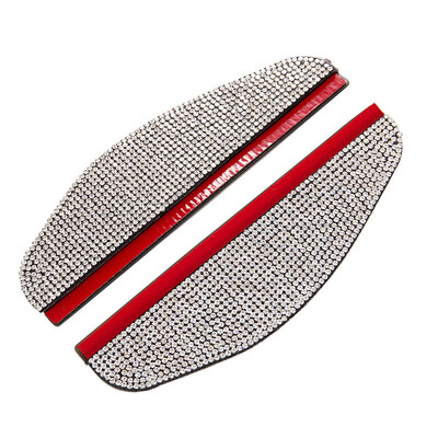 2 τμχ Καθρέφτης αυτοκινήτου Rhinestone Rearview Car Rain Φρύδι Αδιάβροχο Πλαϊνό Καθρέφτη Αυτοκινήτου Πίσω Αλεξήλιο Ασπίδα Ασπίδας Αυτοκινήτου Αξεσουάρ αυτοκινήτου