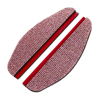2 τμχ Καθρέφτης αυτοκινήτου Rhinestone Rearview Car Rain Φρύδι Αδιάβροχο Πλαϊνό Καθρέφτη Αυτοκινήτου Πίσω Αλεξήλιο Ασπίδα Ασπίδας Αυτοκινήτου Αξεσουάρ αυτοκινήτου