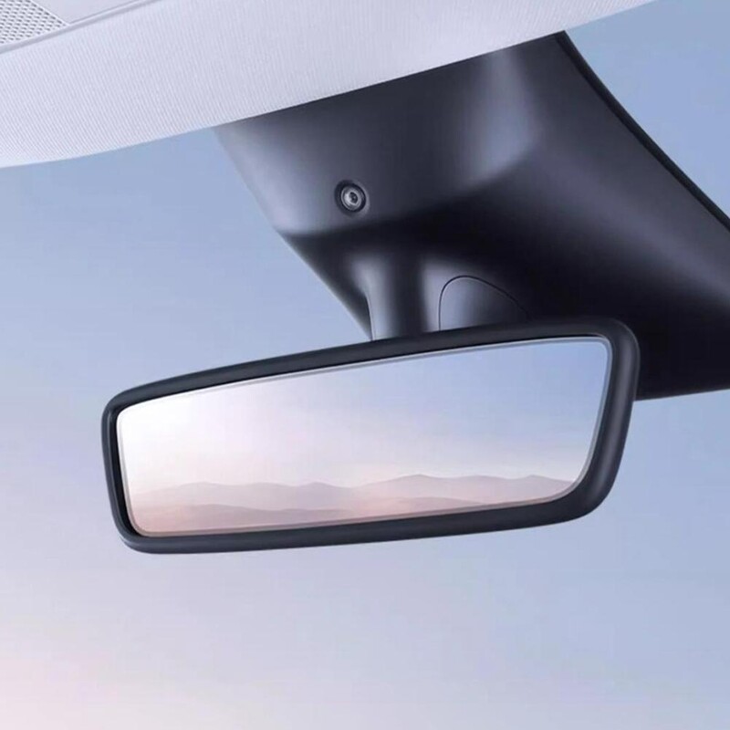 Skirta „Tesla Y 2023“ vidaus priedams galinio vaizdo veidrodžio apsaugai, silikono dekoro rėmo apsaugai, silikoninei juostelei