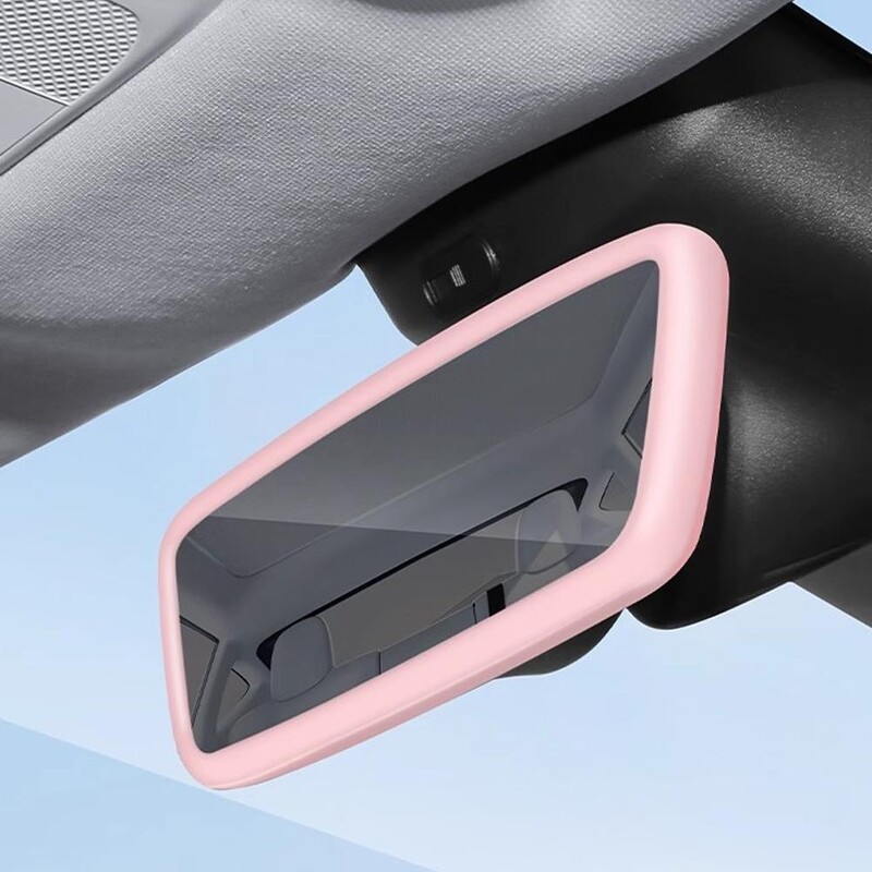 Skirta „Tesla Y 2023“ vidaus priedams galinio vaizdo veidrodžio apsaugai, silikono dekoro rėmo apsaugai, silikoninei juostelei