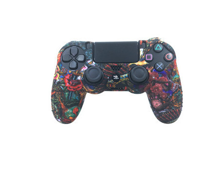 PS4 silikona pretslīdes roktura pārsegs PRO SLIM mīkstās gumijas pārsegs PS4 roktura aizsargapvalks aizsargapvalks