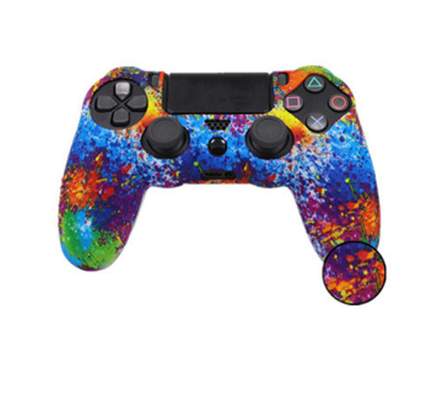 PS4 silikona pretslīdes roktura pārsegs PRO SLIM mīkstās gumijas pārsegs PS4 roktura aizsargapvalks aizsargapvalks