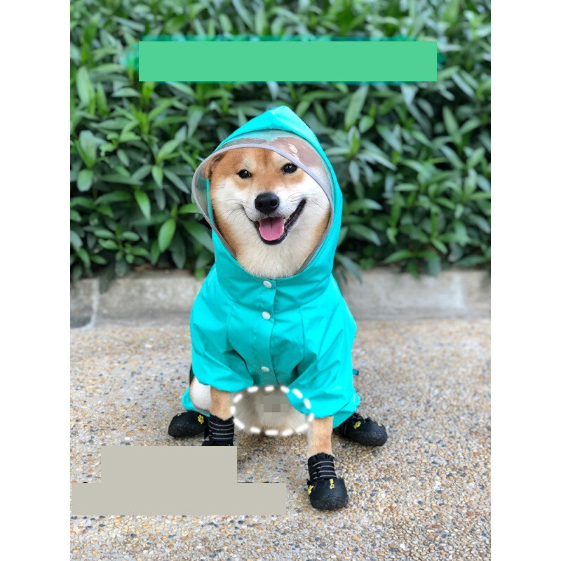 Kabanica za pse Četveronožne sveobuhvatne srednje velike Pončo za pse za kućne ljubimce Teddy Mali pas Shiba Inu Šnaucer Odjeća za kišne dane Vodootporna