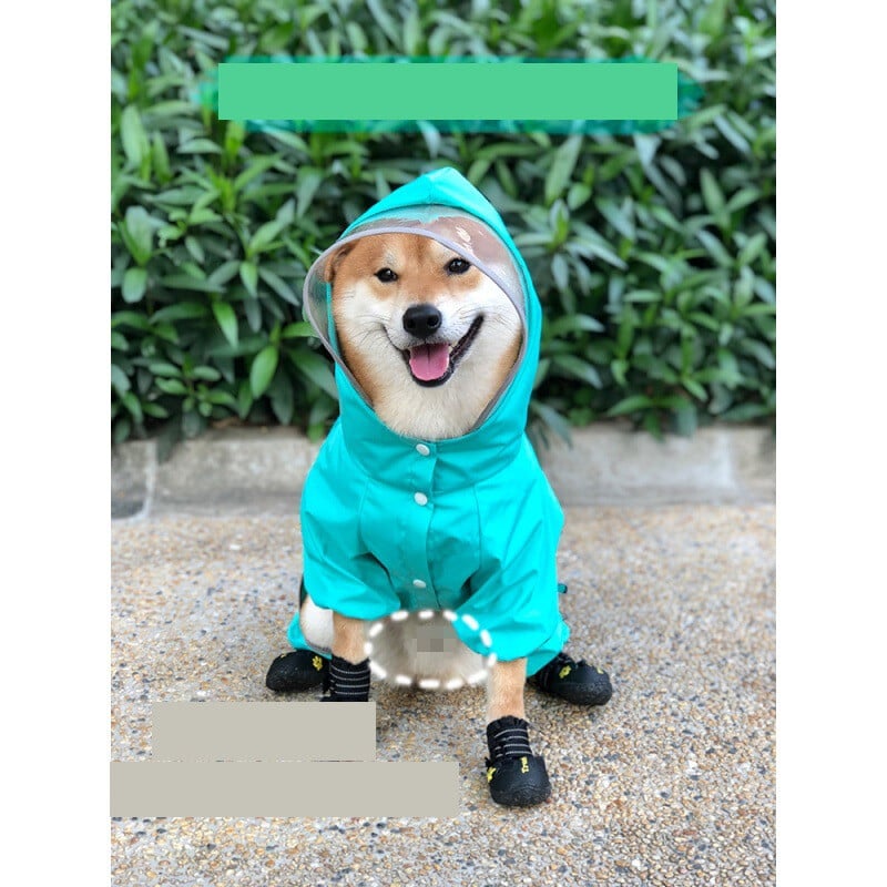 Kabanica za pse Četveronožne sveobuhvatne srednje velike Pončo za pse za kućne ljubimce Teddy Mali pas Shiba Inu Šnaucer Odjeća za kišne dane Vodootporna