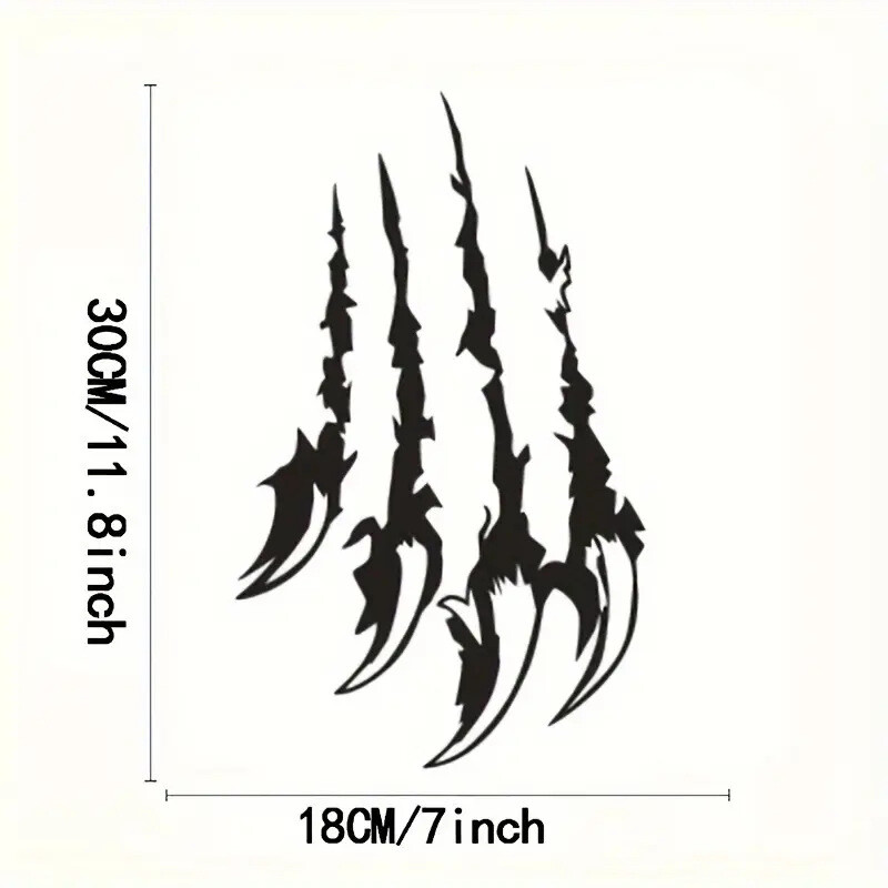 O pereche de cuie pe capota autocolante autocolante pentru bara de protectie lumini sprancene unghii zgarieturi autocolante reflectorizante capota