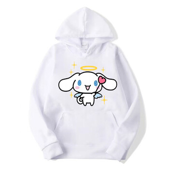 Ново модно дамско суичър Cinnamoroll Kuromi Family от 2024 г Количка