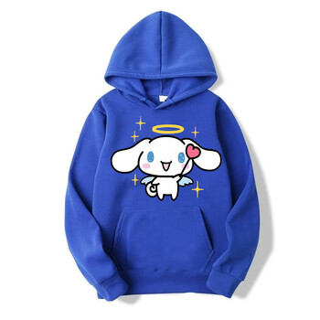 Ново модно дамско суичър Cinnamoroll Kuromi Family от 2024 г Количка