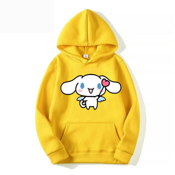 Ново модно дамско суичър Cinnamoroll Kuromi Family от 2024 г Количка