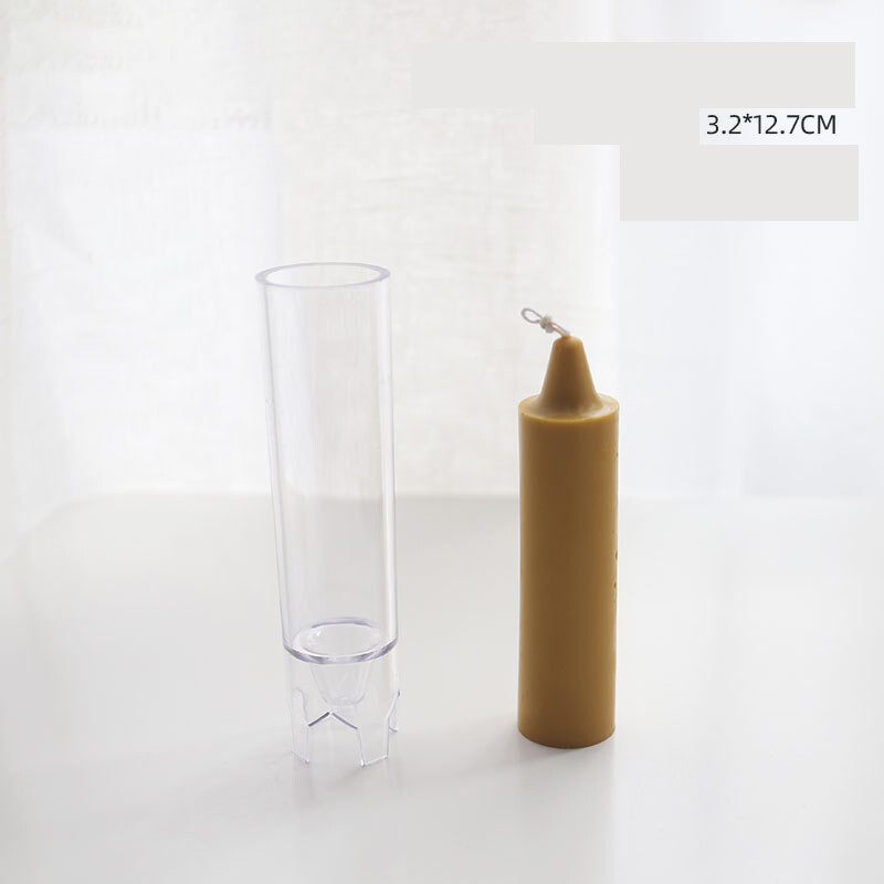 Punktühendusega tornikiiver akrüül silindriline küünla kuju Kirikupea Plastikust abrasiiv järk-järgult läbipaistev ja kergesti eemaldatav