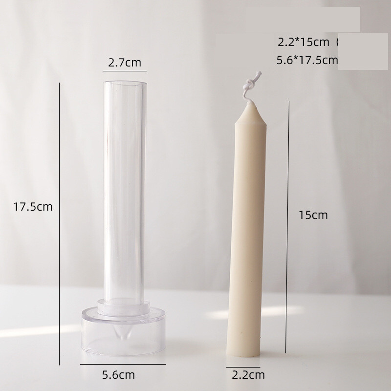 Punktühendusega tornikiiver akrüül silindriline küünla kuju Kirikupea Plastikust abrasiiv järk-järgult läbipaistev ja kergesti eemaldatav