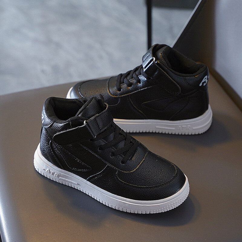 Berniukams ir mergaitėms 2024 m. pavasario nauji aksominiai sportbačiai vaikiški balti batai vyriški ir vyresni vaikiški aukštakulniai batai pradinių klasių mokiniams laisvalaikio