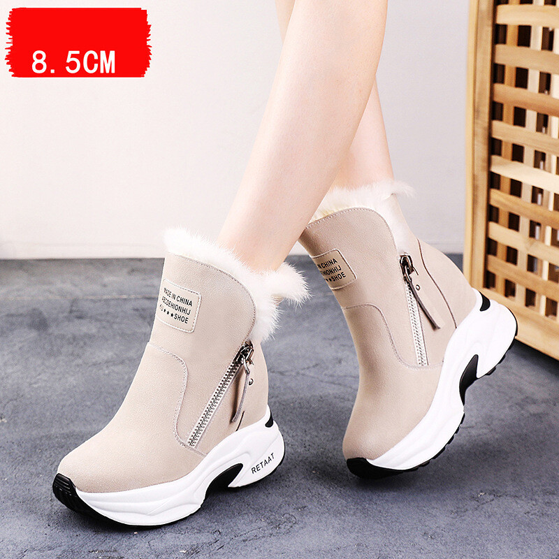 Ženske cipele za jesen i zimu 2024. Nove štikle za zatvorene Veleprodaja Debeli potplat Ležerne kratke čizme Čizme za snijeg Dostava po paru