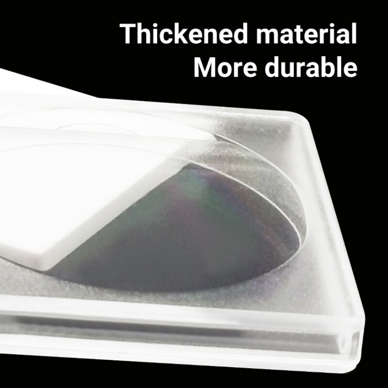 20 vnt monetų dėžutės monetų laikiklių apsaugos dėžutė su reguliuojamomis tarpinėmis.