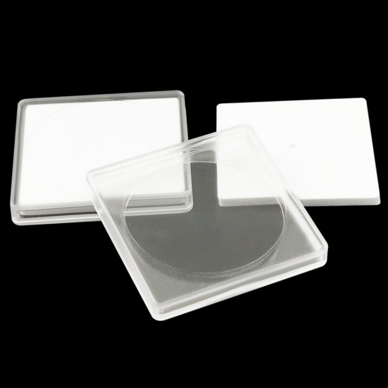 20 vnt monetų dėžutės monetų laikiklių apsaugos dėžutė su reguliuojamomis tarpinėmis.