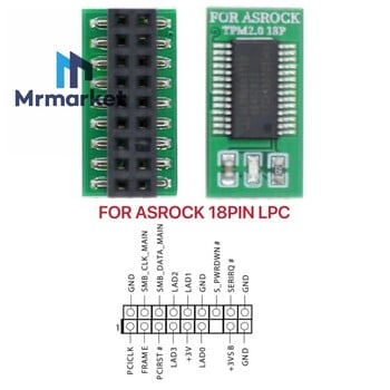 Mini TPM module TPM2.0 αξιόπιστη πλατφόρμα κατάλληλη για δοκιμή αναβάθμισης WIN11