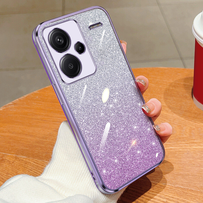 Potrivit pentru husa galvanizata lucioasa Mi Xiaomi Redmi Note13 Redmi K70/A3/14C protectie husa telefonului mobil