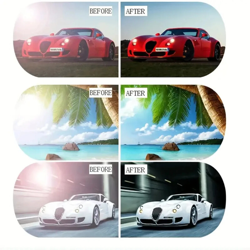 2024 Sunčane naočale za noćno gledanje Auto Naočale za noćnu vožnju Vozačke naočale Unisex sunčane naočale Sunčane naočale s UV zaštitom Naočale na poklon