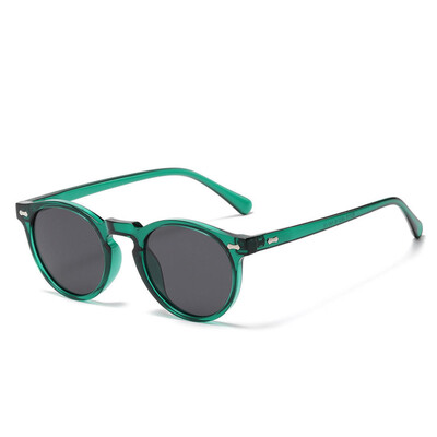 Retro apaļas polarizētas saulesbrilles vīriešiem Sieviešu modes vintage dizaineru braukšanas saulesbrilles āra ceļojumiem UV400 toņos aizsargbrilles Jauns