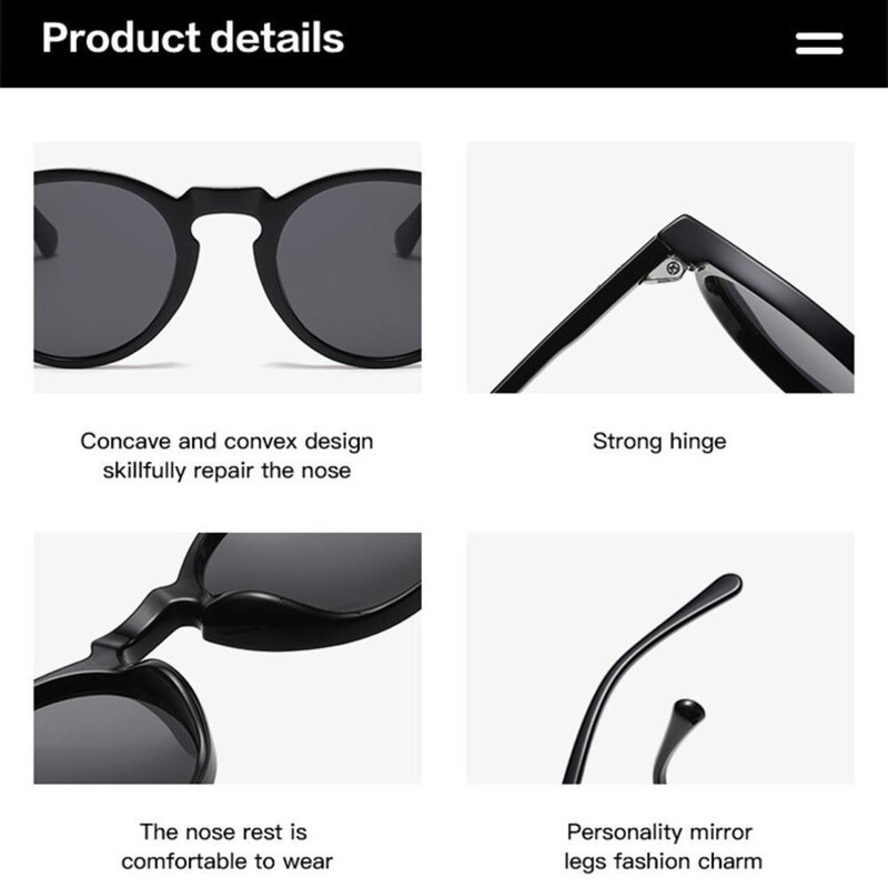 Retro apvalūs poliarizuoti akiniai nuo saulės vyriški, moteriški, madingi senoviniai dizaineriai vairavimo akiniai nuo saulės, kelionės lauke UV400 atspalviai, akiniai Nauji