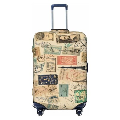 imprimare model hartă husă de protecție elastică groase pentru bagaje costum cu fermoar pentru geanta de 18-32 inci huse pentru valiză husă cărucior de călătorie