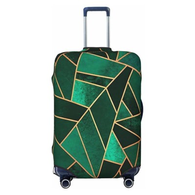 Geometrijski uzorak trokuta Debela elastična zaštitna navlaka za prtljagu Zatvarač Odijelo za torbu Navlake za kofere Navlaka za kolica Putna