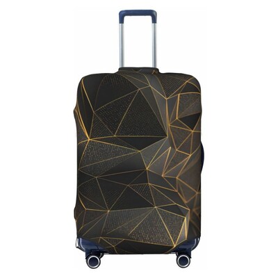 Geometrijski uzorak trokuta Debela elastična zaštitna navlaka za prtljagu Zatvarač Odijelo za torbu Navlake za kofere Navlaka za kolica Putna