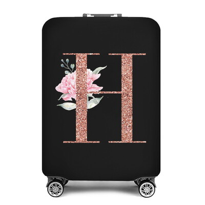 2023 Modni ružičasti zlatni 26 slova Navlaka za prtljagu Zaštitna torba za kovčeg Kolica Osnove putovanja Navlake za prašinu za 18-32 inča