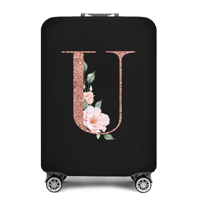2023 Modni ružičasti zlatni 26 slova Navlaka za prtljagu Zaštitna torba za kovčeg Kolica Osnove putovanja Navlake za prašinu za 18-32 inča