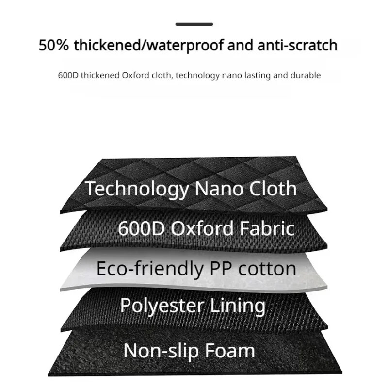 Neperšlampamas automobilio galinės sėdynės užvalkalas, Hamakas naminiams gyvūnėliams, Apsauginis padėklas, Šunų saugos padėklas, Kombinuotas, Naujas