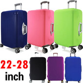 Husă pentru bagaje Protector pentru valiză din țesătură elastică Husă pentru praf pentru bagaje, potrivită pentru valiză de 18-32 inchi, organizator de călătorie