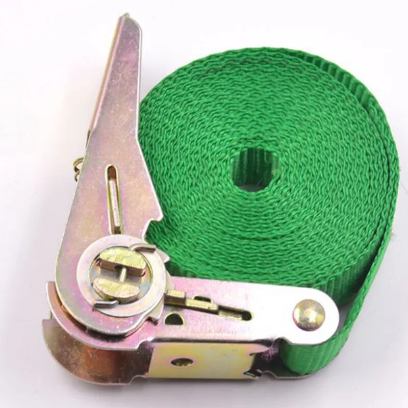 1m/3m/5m Curea de marfă Întinzător cu clichet Dispozitiv de strângere fix pentru mașină de marfă Strânge frânghie pentru bagaje Transport de mărfuri Camping în aer liber