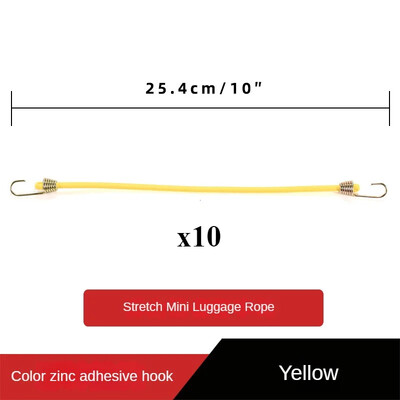 Elastična bungee užad Teške trake za prtljagu Kuke za užad 25-30 cm Rastezljiva vezica Šator Vanjski dodaci