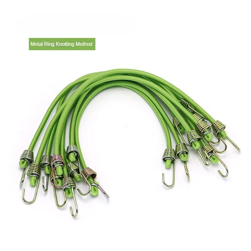 Elastična bungee užad Teške trake za prtljagu Kuke za užad 25-30 cm Rastezljiva vezica Šator Vanjski dodaci