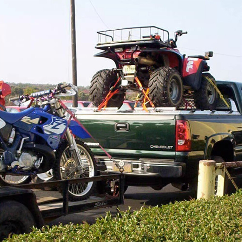 6 buc 15,9 inch/40,5 cm curele de legare cu buclă moale pentru asigurarea încărcăturii ATV-uri UTV motociclete scutere Dirt Bikes Gazon Echipament de grădină