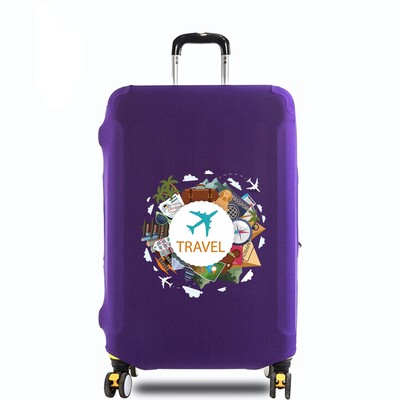 Bagāžas aizsargpārsegi Bagāžas pārsega čemodāna aizsargi Ceļojumu piederumi, kas ir piemēroti 18-32 collu bagāžas bagāžas nodalījuma ceļojumu drukas sērijai