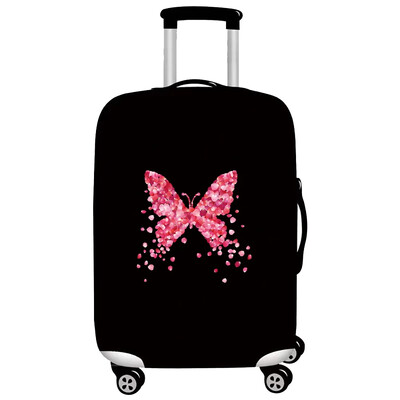 Husă de protecție pentru bagaje Accesorii de călătorie Valisă, rezistentă la uzură, Seria Fluture Husă de protecție 2024 Moda
