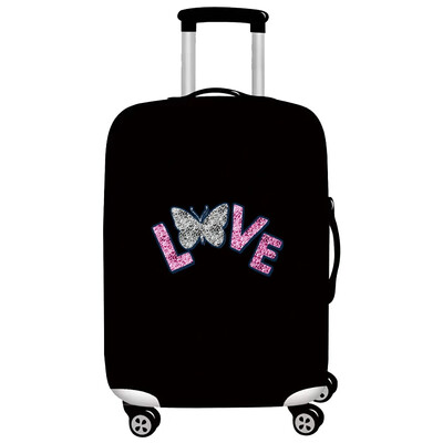 Husă de protecție pentru bagaje Accesorii de călătorie Valisă, rezistentă la uzură, Seria Fluture Husă de protecție 2024 Moda