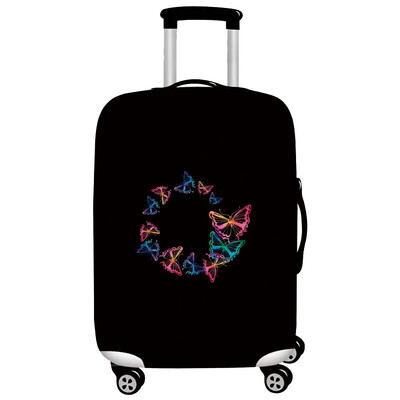Husă de protecție pentru bagaje Accesorii de călătorie Valisă, rezistentă la uzură, Seria Fluture Husă de protecție 2024 Moda