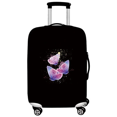 Husă de protecție pentru bagaje Accesorii de călătorie Valisă, rezistentă la uzură, Seria Fluture Husă de protecție 2024 Moda