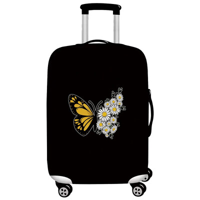 Husă de protecție pentru bagaje Accesorii de călătorie Valisă, rezistentă la uzură, Seria Fluture Husă de protecție 2024 Moda