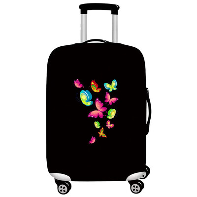 Husă de protecție pentru bagaje Accesorii de călătorie Valisă, rezistentă la uzură, Seria Fluture Husă de protecție 2024 Moda