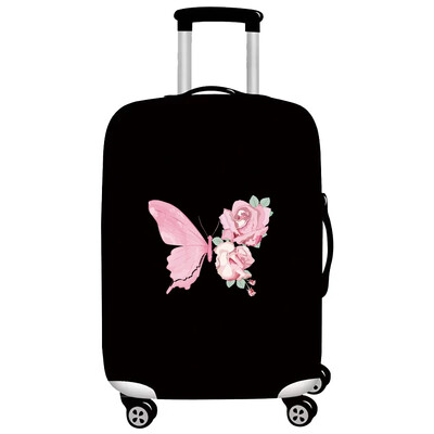 Husă de protecție pentru bagaje Accesorii de călătorie Valisă, rezistentă la uzură, Seria Fluture Husă de protecție 2024 Moda