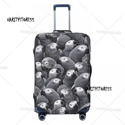 Husă pentru bagaje personalizată Tropical Getaway Papagal Păsări Cockatiel Budgie Toucan Valisă de călătorie Huse de protecție Se potrivește 18-32 inch