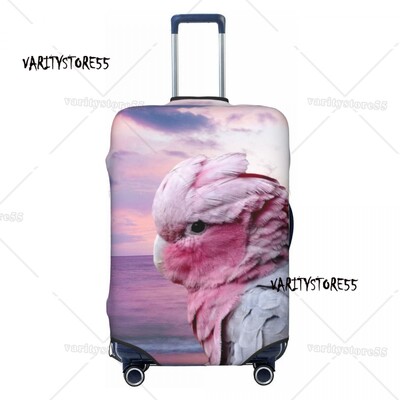 Husă pentru bagaje personalizată Tropical Getaway Papagal Păsări Cockatiel Budgie Toucan Valisă de călătorie Huse de protecție Se potrivește 18-32 inch