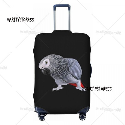 Husă pentru bagaje personalizată Tropical Getaway Papagal Păsări Cockatiel Budgie Toucan Valisă de călătorie Huse de protecție Se potrivește 18-32 inch