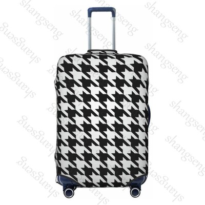 Tablă de șah Imprimare cu grilă Gros Elastic Husă de protecție pentru bagaje Costum cu fermoar pentru geantă Huse pentru valiză Husă pentru cărucior de călătorie