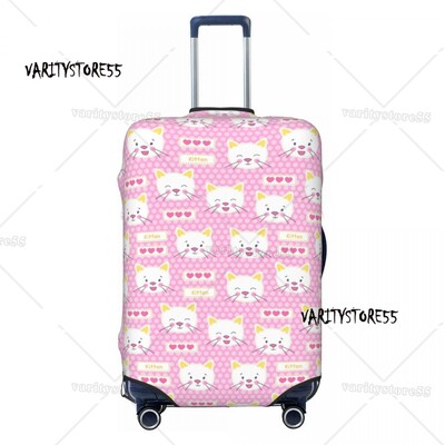 Husă pentru bagaje, pisică, pisică, colorată, personalizată, pentru bagaje, valiză de călătorie, huse de protecție, costum pentru 18-32 inch