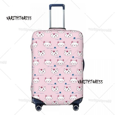 Husă pentru bagaje, pisică, pisică, colorată, personalizată, pentru bagaje, valiză de călătorie, huse de protecție, costum pentru 18-32 inch